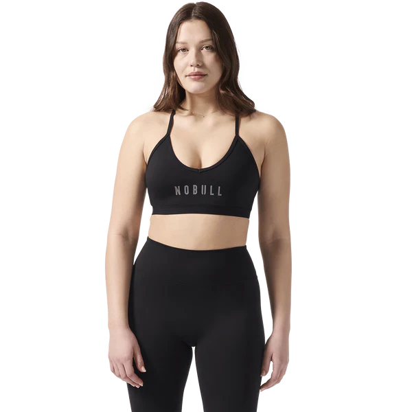 NOBULL Matte V-Ausschnitt-Sport-BH