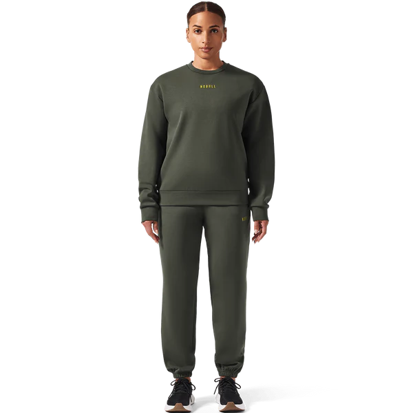 Damen Dunkelarmee-Elemente Crew x Sweatpants