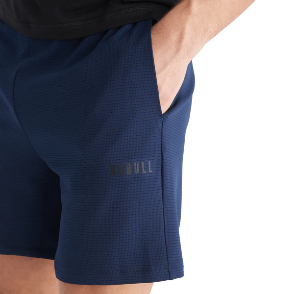 Herren Kurzshorts aus strukturiertem Strick 7"