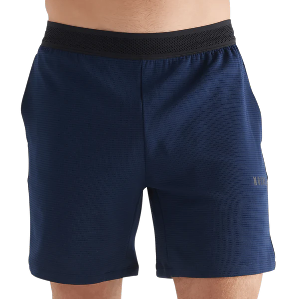Herren Kurzshorts aus strukturiertem Strick 7"